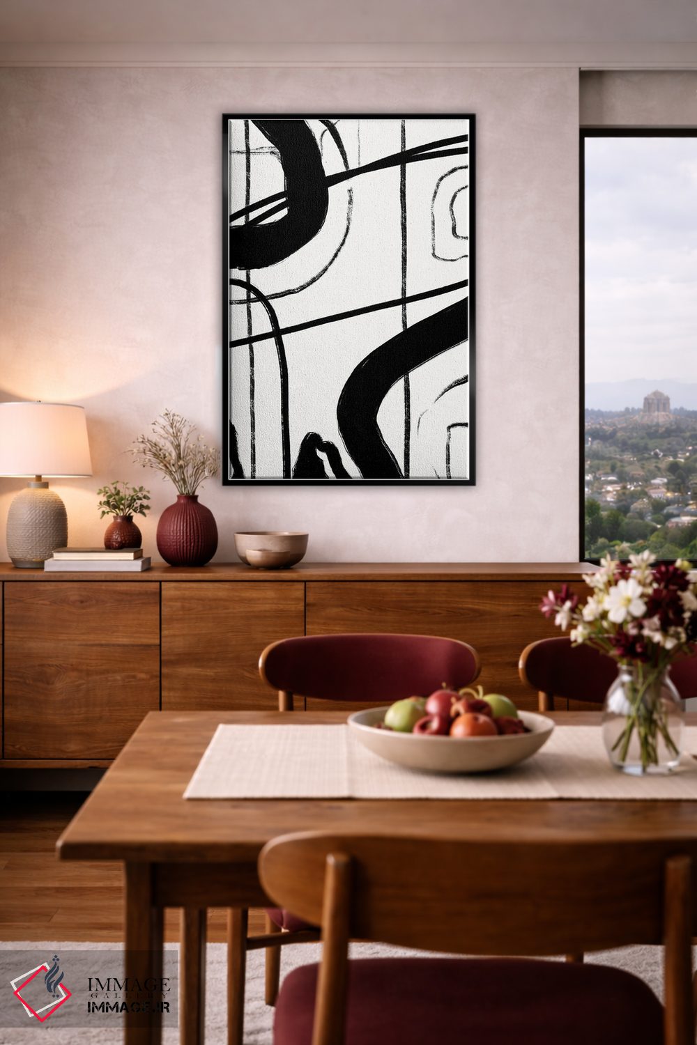 تابلو مینیمال گذرگاه های متقاطع ۱ اثر نیکلاس هولمن - D5B