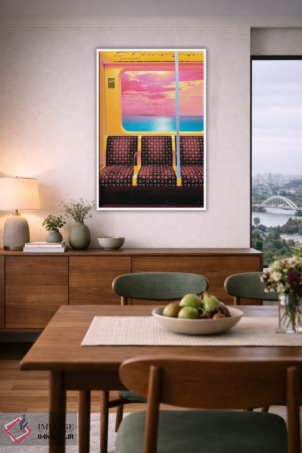 تابلو دکوراتیو به سوی آینده ای روشن تر اثر نیتن هد - D6W