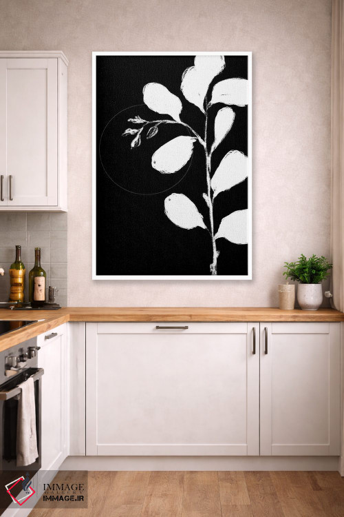 تابلو مینیمال نمای سیلوئت گیاهی ۲ اثر نیکلاس هولمن - D2W