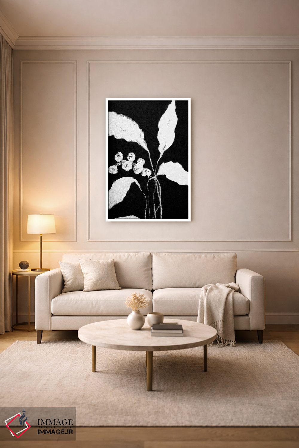 تابلو مینیمال رشد نو ۲ اثر نیکلاس هولمن - D3W