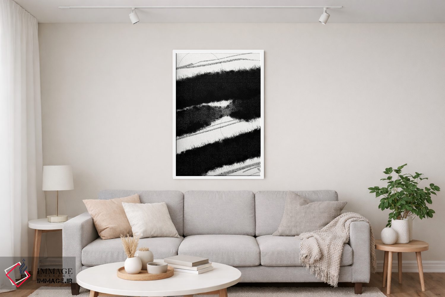 تابلو مینیمال حرکت جارویی ۲ اثر نیکلاس هولمن - D2W