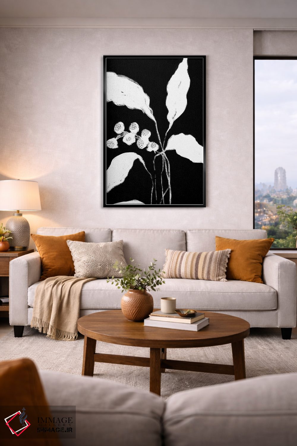 تابلو مینیمال رشد نو ۲ اثر نیکلاس هولمن - D2B