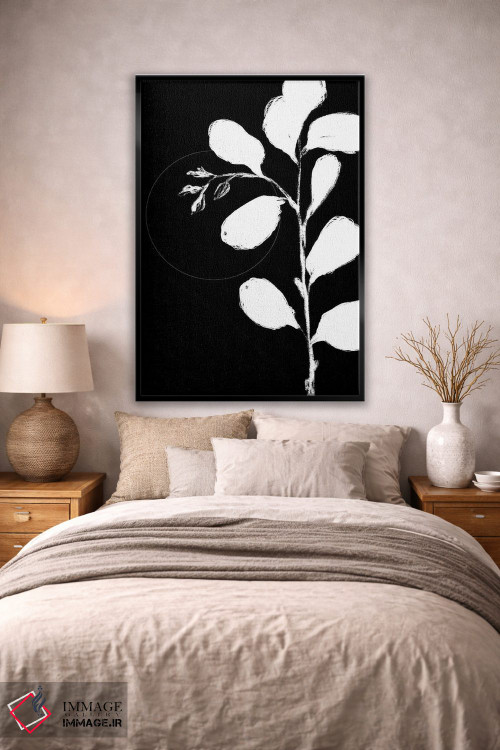 تابلو مینیمال نمای سیلوئت گیاهی ۲ اثر نیکلاس هولمن - D1B