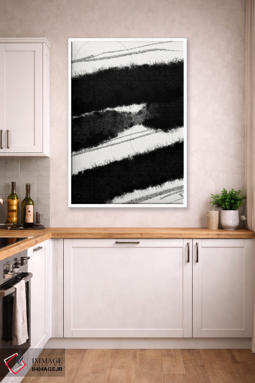 تابلو مینیمال حرکت جارویی ۲ اثر نیکلاس هولمن - D3W