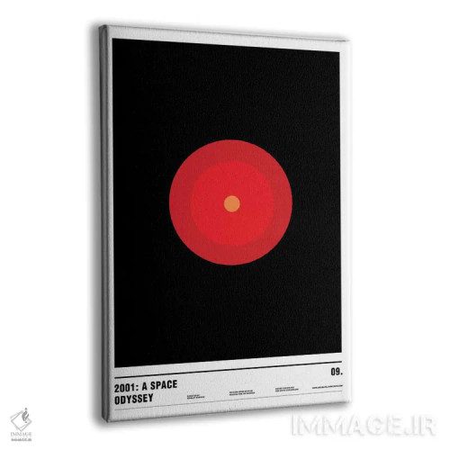 تابلو مینیمال ۲۰۰۱: ادیسه فضایی اثر نیک بارکلی - نمای پرسپکتیو محصول
