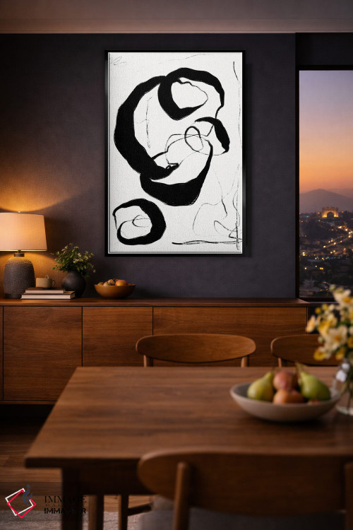 تابلو مینیمال درهم تنیده ۲ اثر نیکلاس هولمن - D1B