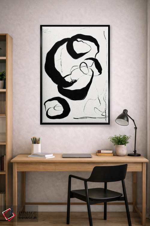 تابلو مینیمال درهم تنیده ۲ اثر نیکلاس هولمن - D2B