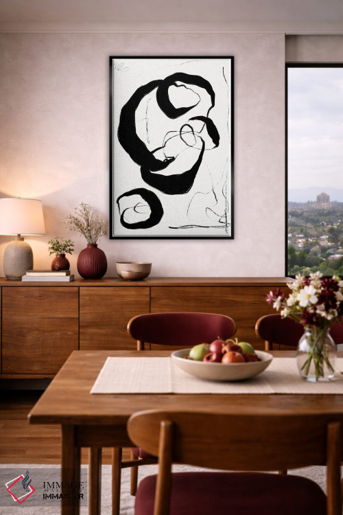 تابلو مینیمال درهم تنیده ۲ اثر نیکلاس هولمن - D4B