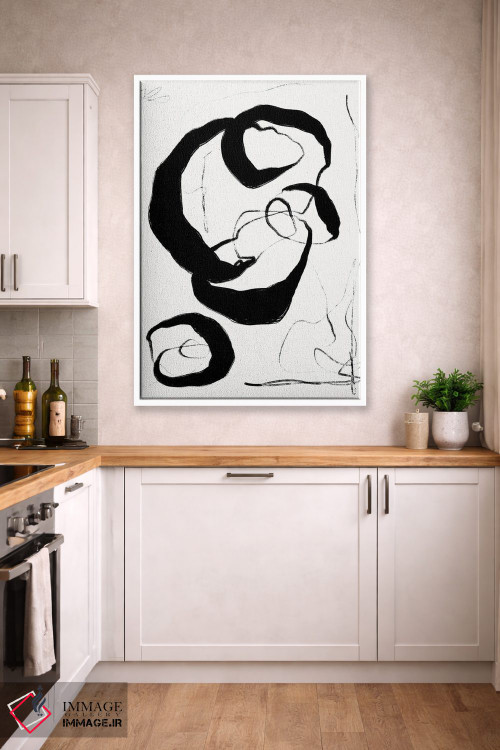 تابلو مینیمال درهم تنیده ۲ اثر نیکلاس هولمن - D3W