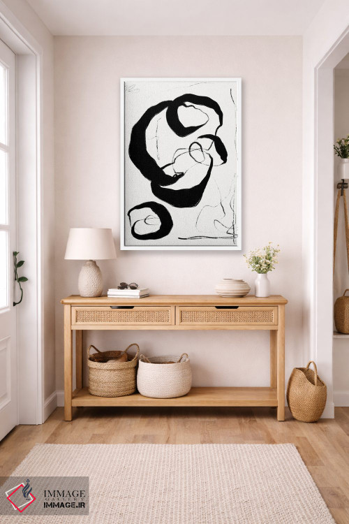 تابلو مینیمال درهم تنیده ۲ اثر نیکلاس هولمن - D5W