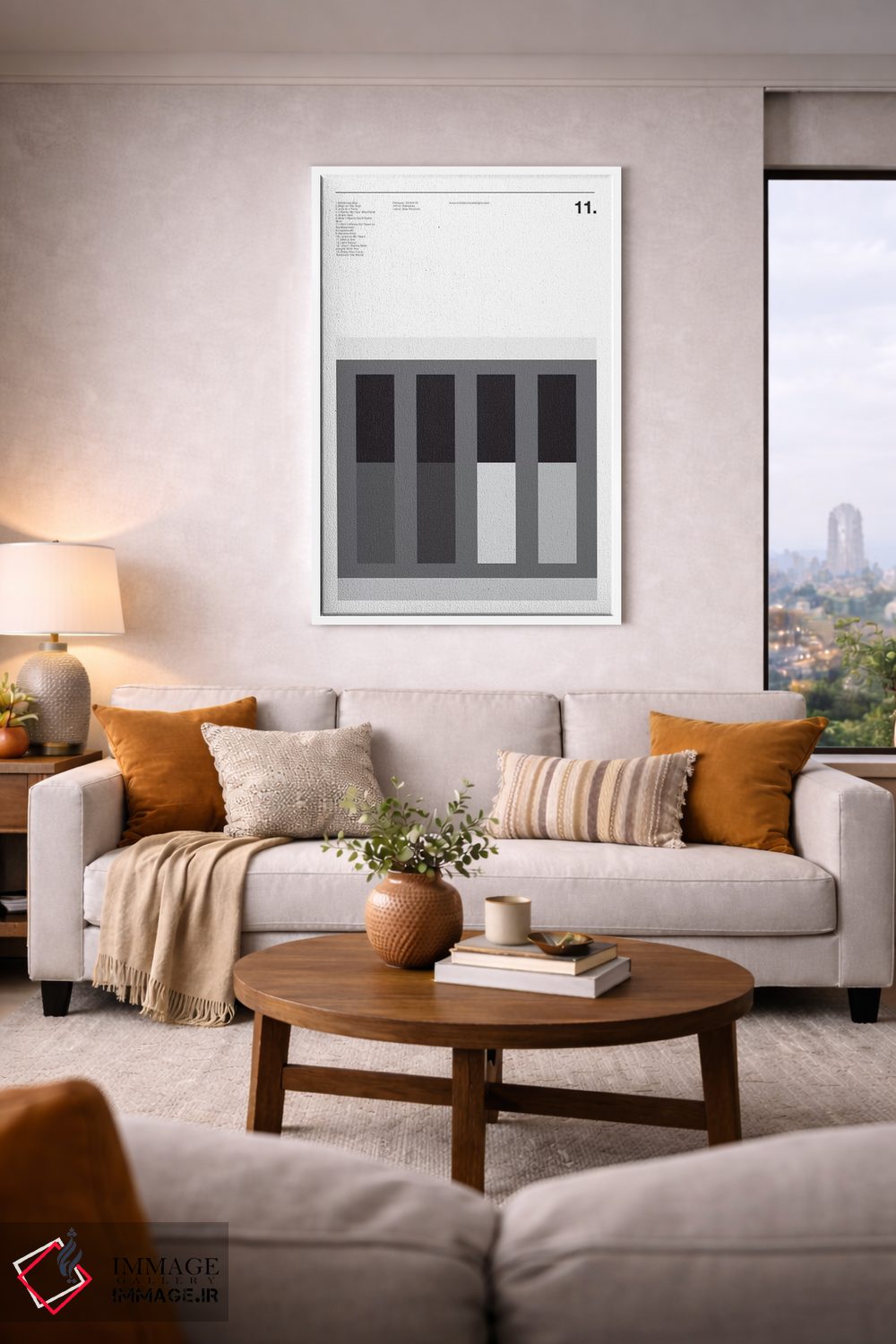 تابلو مینیمال رامونز اثر نیک بارکلی - D4W