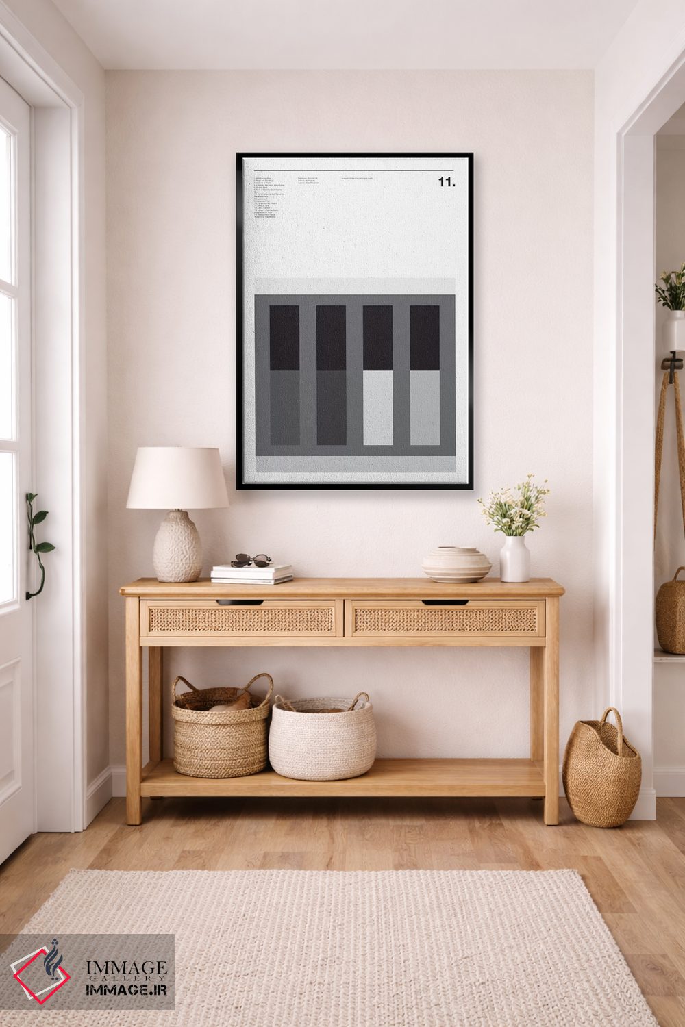 تابلو مینیمال رامونز اثر نیک بارکلی - D6B