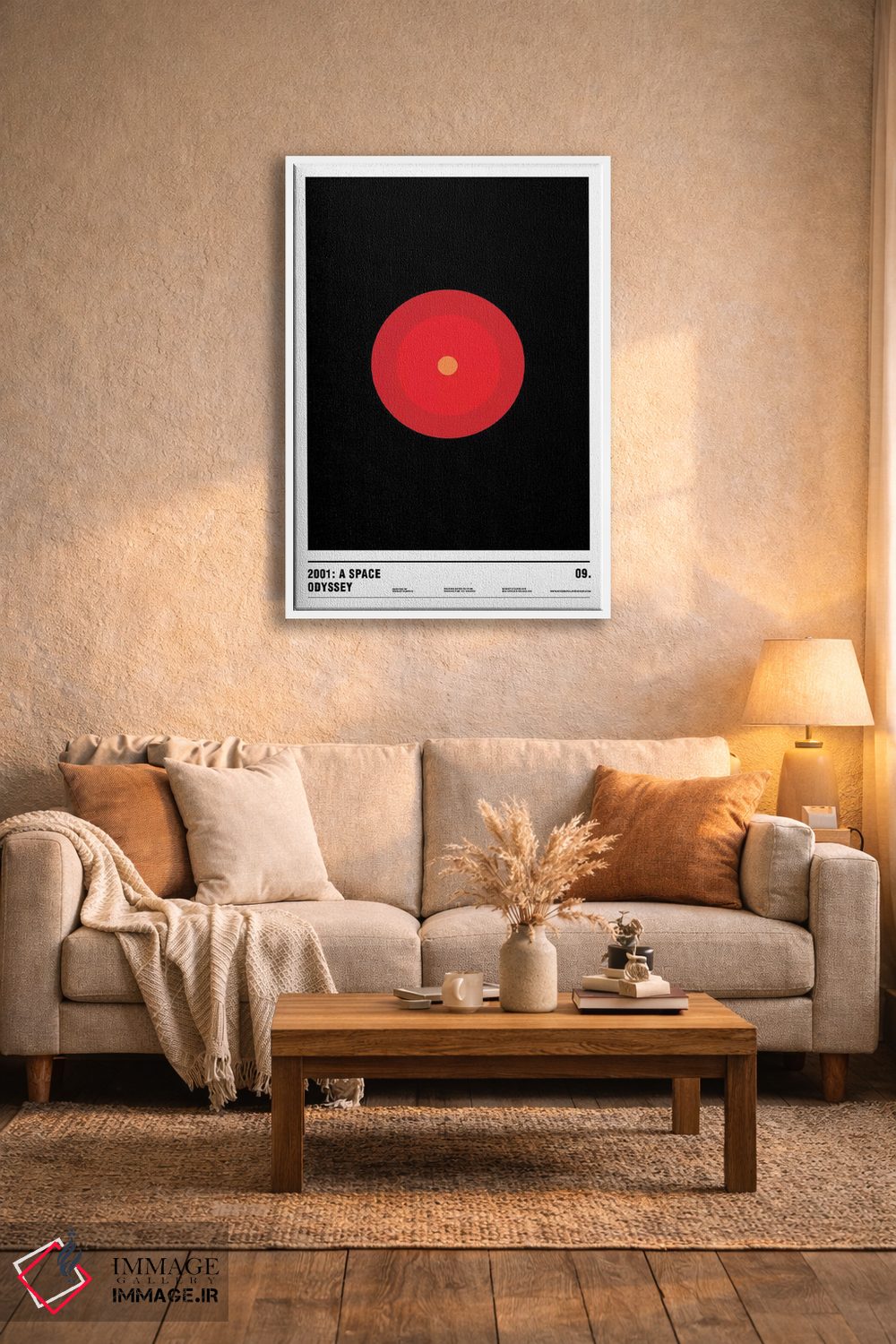 تابلو مینیمال ۲۰۰۱: ادیسه فضایی اثر نیک بارکلی - D3W