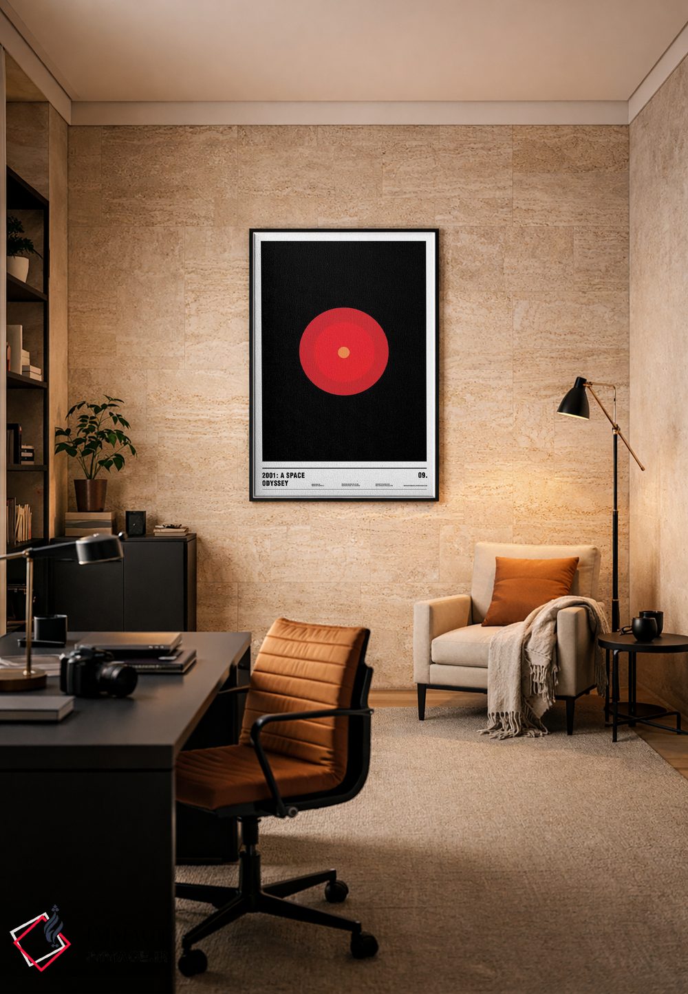 تابلو مینیمال ۲۰۰۱: ادیسه فضایی اثر نیک بارکلی - D6B