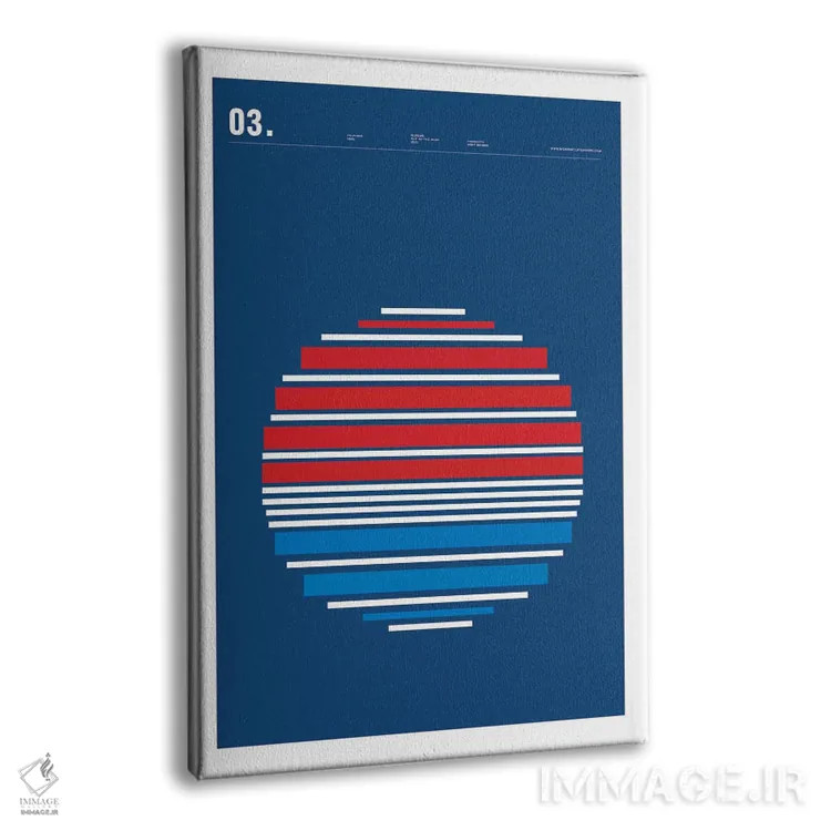 تابلو مینیمال پپسی اثر نیک بارکلی - نمای پرسپکتیو محصول