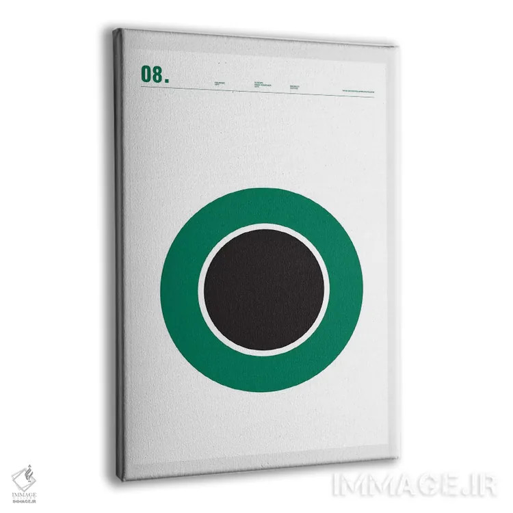 تابلو مینیمال استارباکس اثر نیک بارکلی - نمای پرسپکتیو محصول