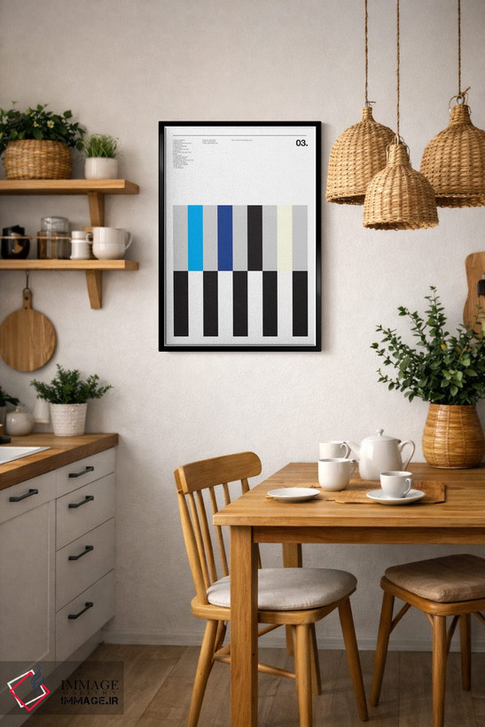 تابلو مینیمال بیتلز اثر نیک بارکلی - D6B