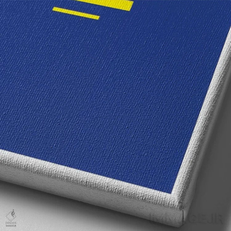 تابلو مینیمال ردبول اثر نیک بارکلی - نمای نزدیک بافت بوم