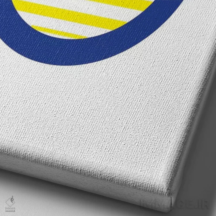 تابلو مینیمال برگر کینگ اثر نیک بارکلی - نمای نزدیک بافت بوم