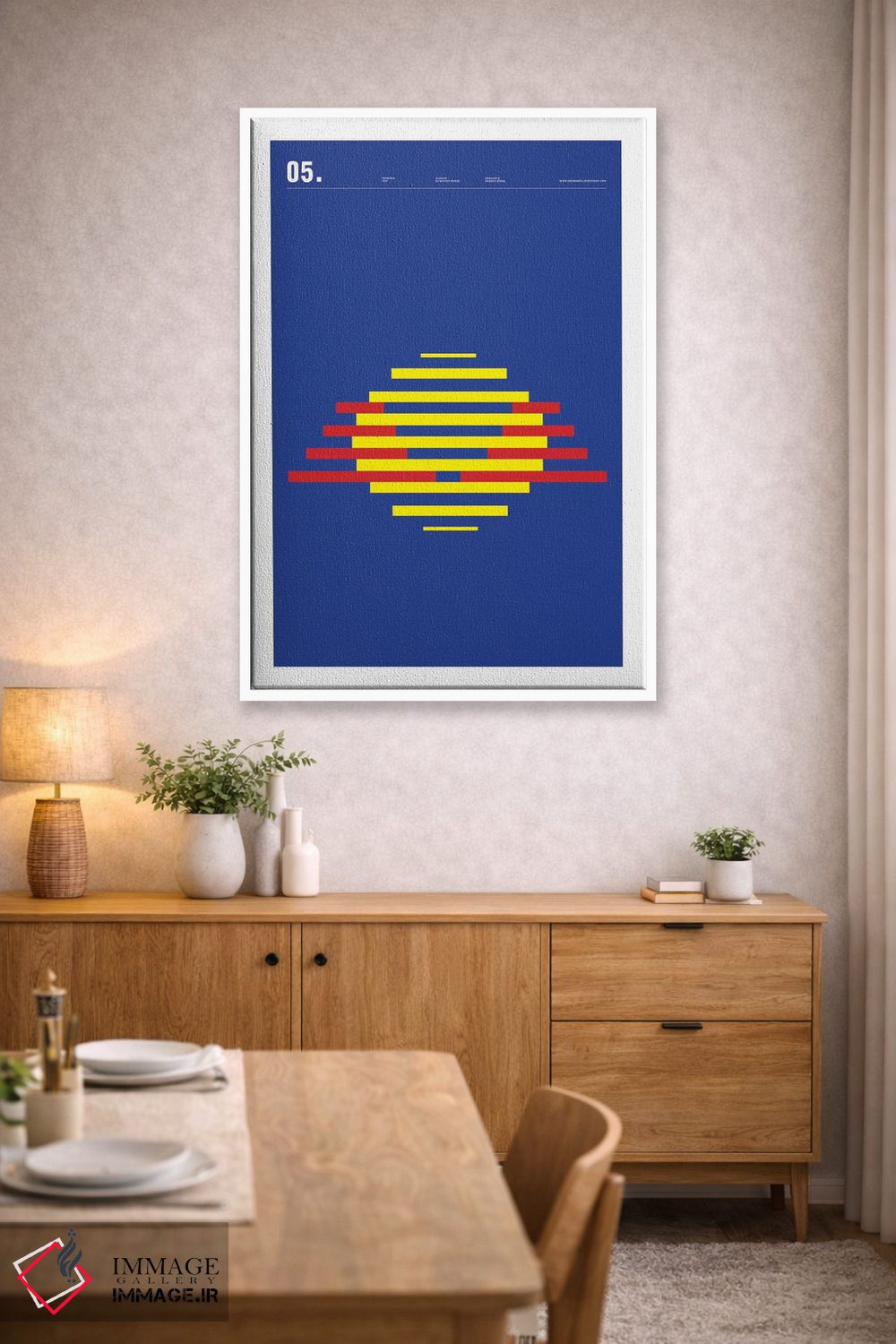 تابلو مینیمال ردبول اثر نیک بارکلی - D3W