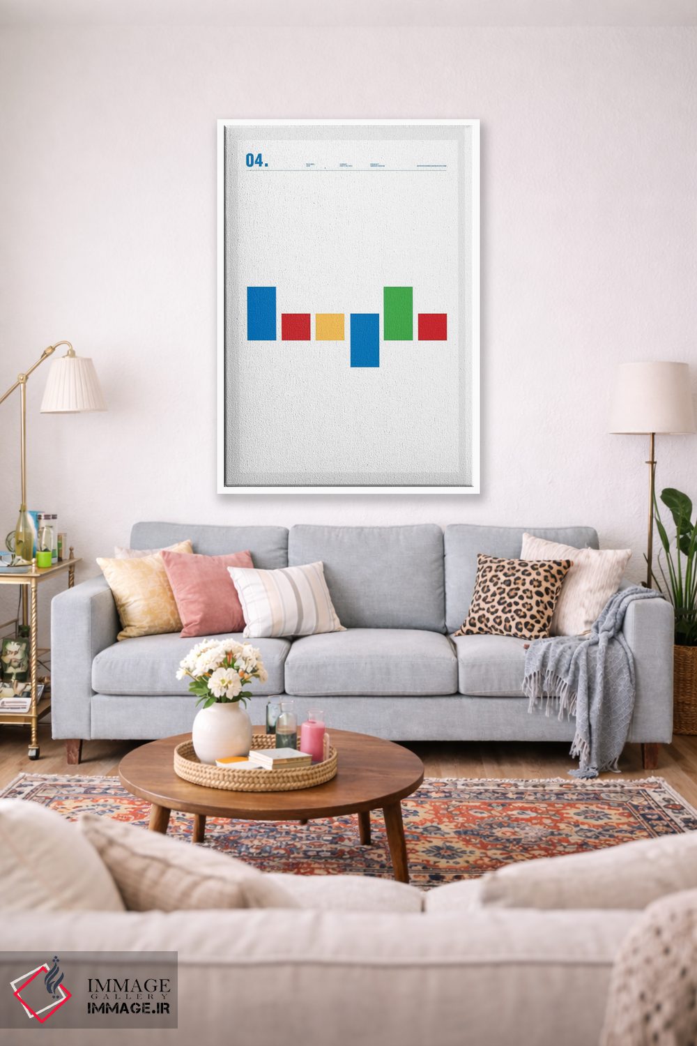 تابلو مینیمال گوگل اثر نیک بارکلی - D1W