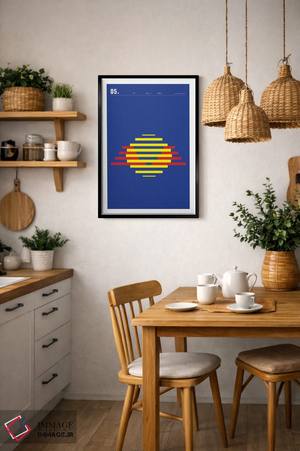 تابلو مینیمال ردبول اثر نیک بارکلی - D5B