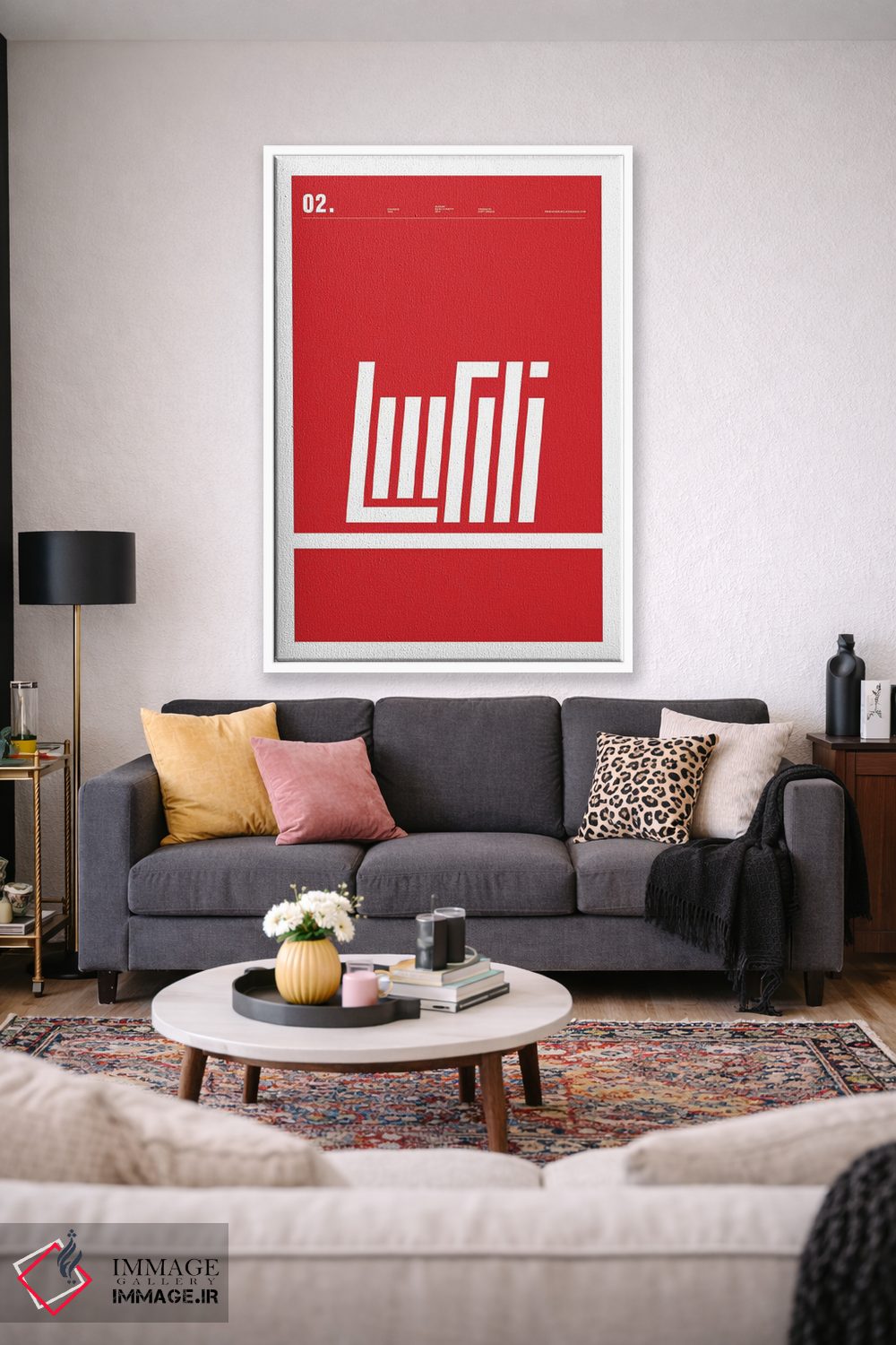 تابلو مینیمال کوکاکولا اثر نیک بارکلی - D1W