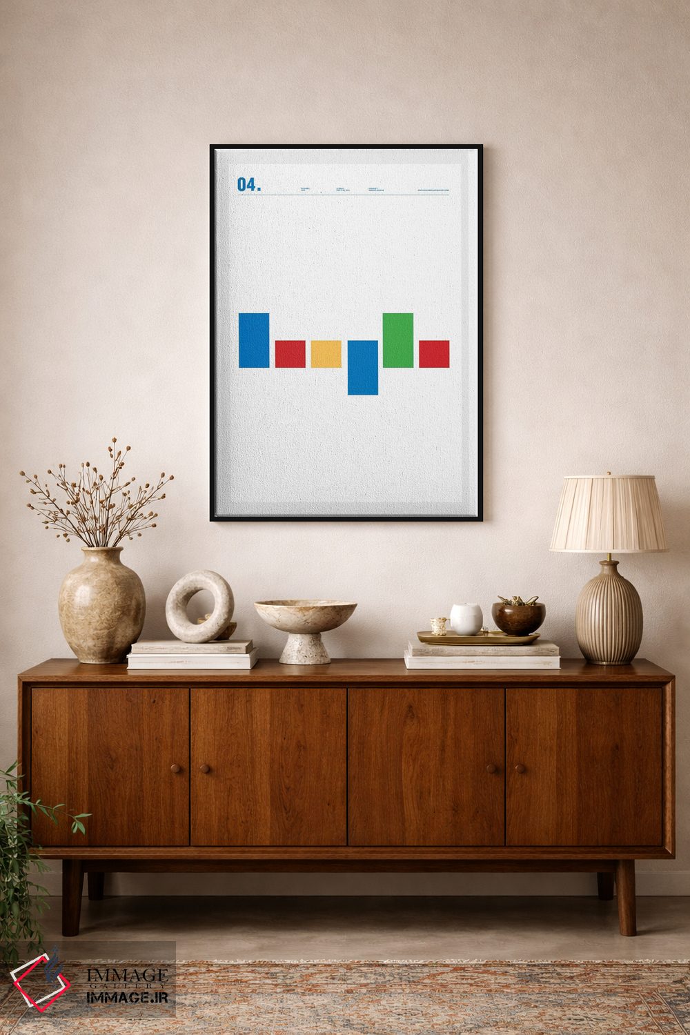 تابلو مینیمال گوگل اثر نیک بارکلی - D2B