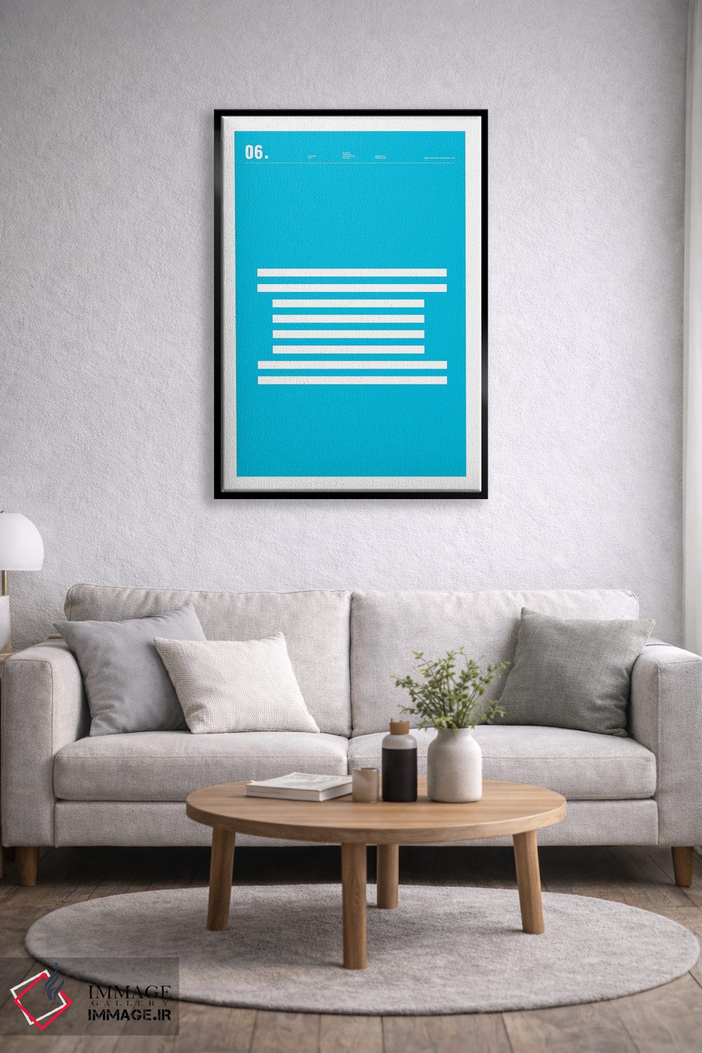 تابلو مینیمال آی بی ام اثر نیک بارکلی - D5B