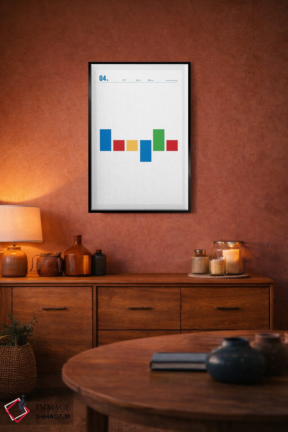 تابلو مینیمال گوگل اثر نیک بارکلی - D4B