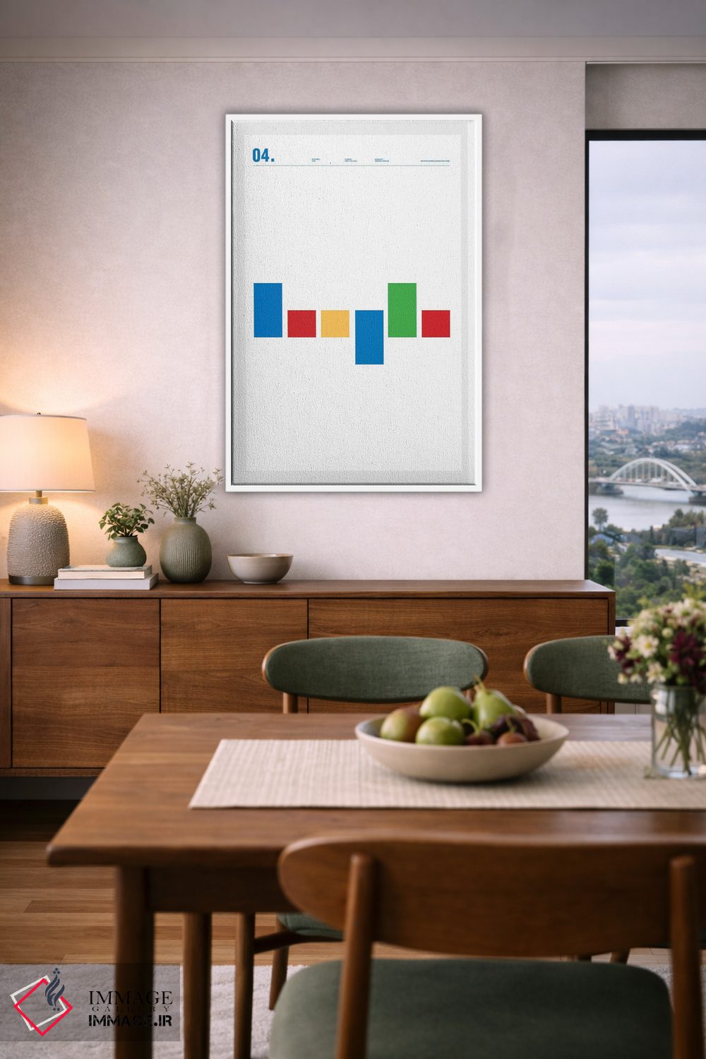 تابلو مینیمال گوگل اثر نیک بارکلی - D6W