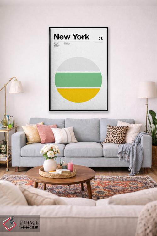 تابلو مینیمال نیویورک اثر نیک بارکلی - D2B