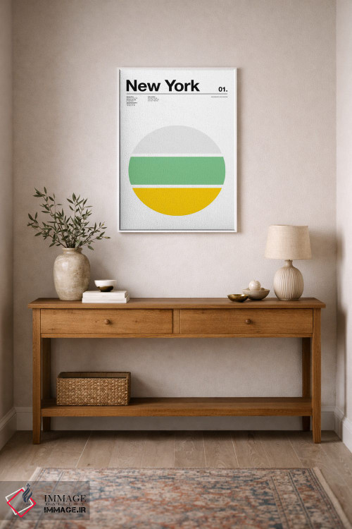 تابلو مینیمال نیویورک اثر نیک بارکلی - D1W