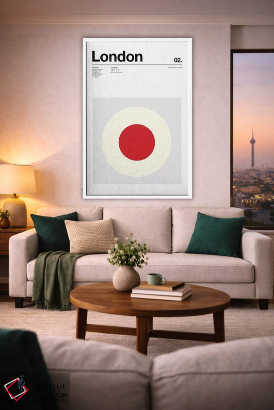 تابلو مینیمال لندن اثر نیک بارکلی - D1W