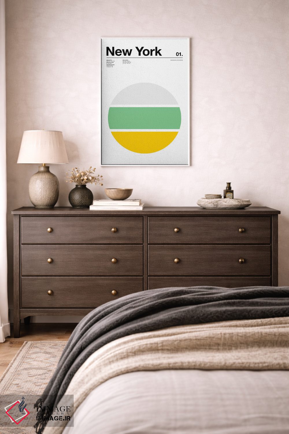 تابلو مینیمال نیویورک اثر نیک بارکلی - D3W