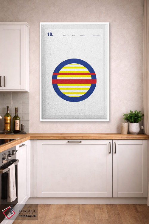 تابلو مینیمال برگر کینگ اثر نیک بارکلی - D4W