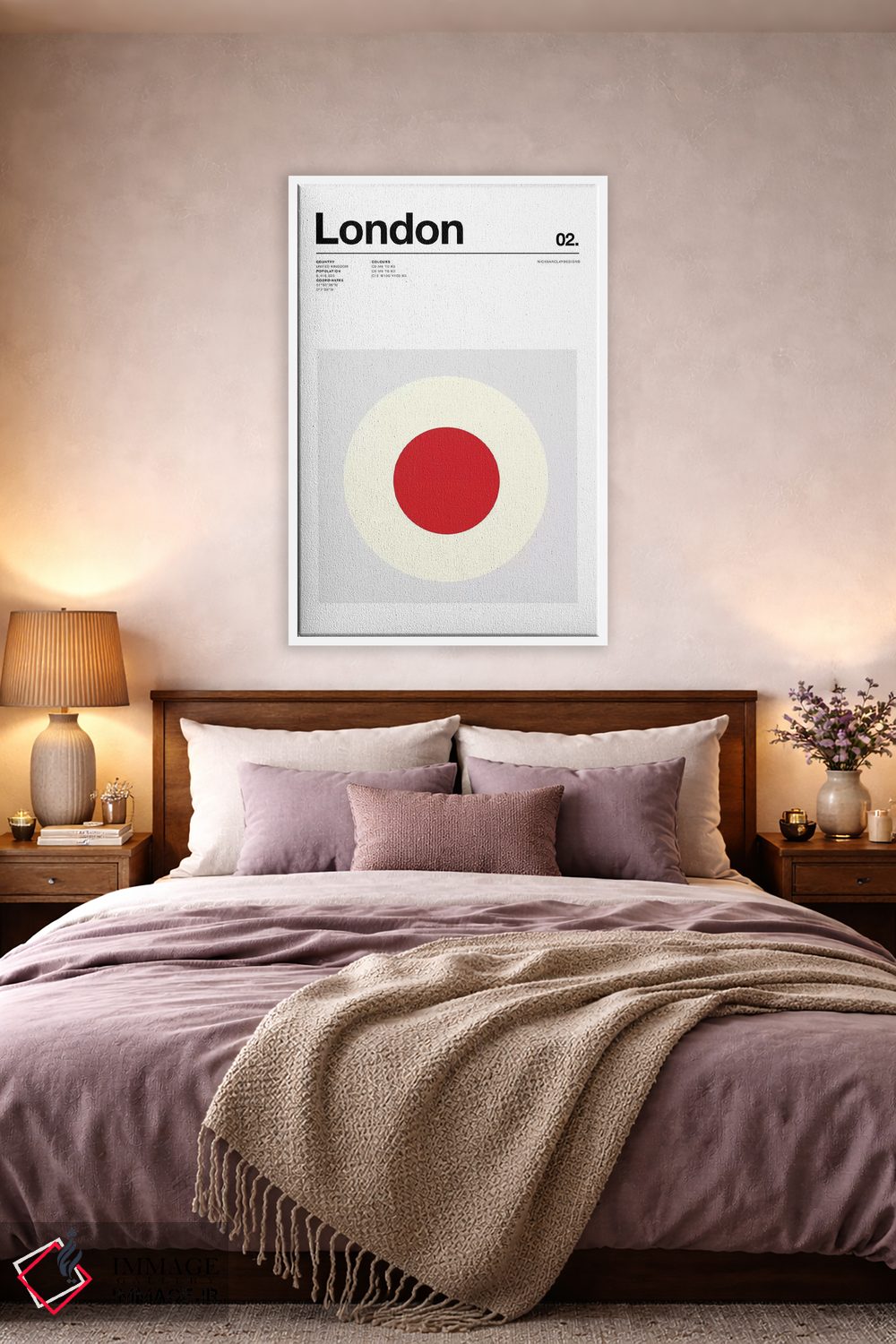 تابلو مینیمال لندن اثر نیک بارکلی - D3W