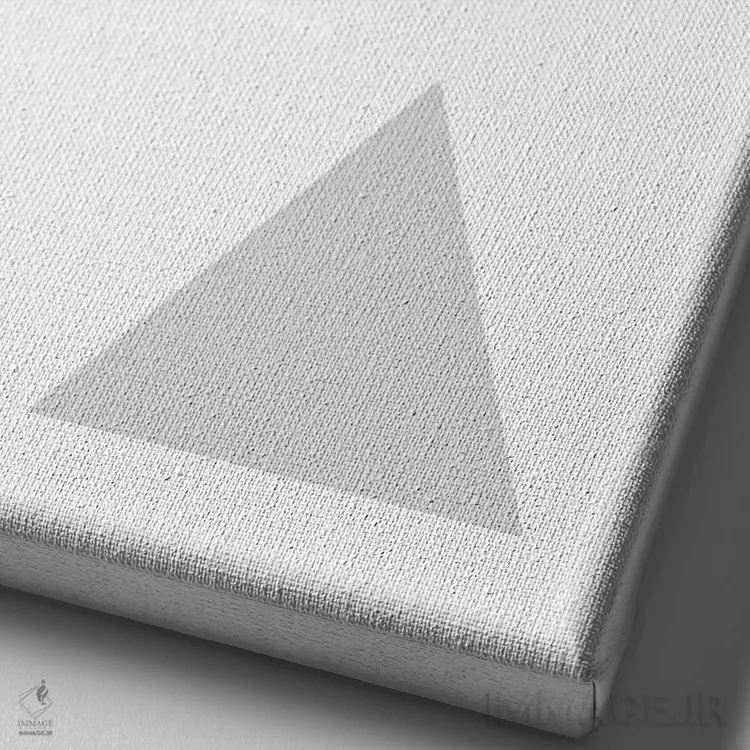 تابلو مینیمال برلین اثر نیک بارکلی - نمای نزدیک بافت بوم