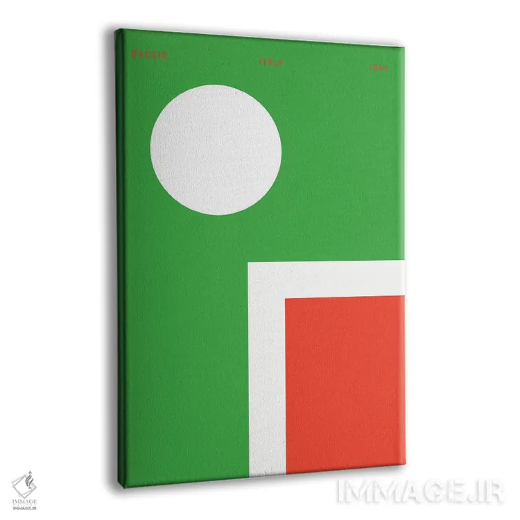 تابلو مینیمال باچو، ایتالیا ۱۹۹۴ اثر نیک بارکلی - نمای پرسپکتیو محصول