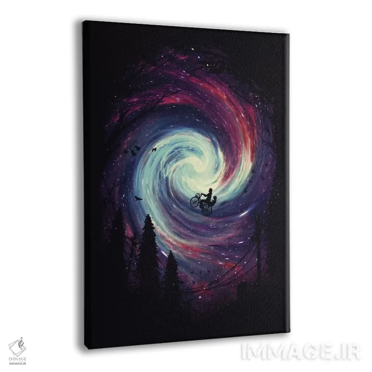 تابلو دکوراتیو زمان ماجراجویی اثر نایس بلید - نمای پرسپکتیو محصول