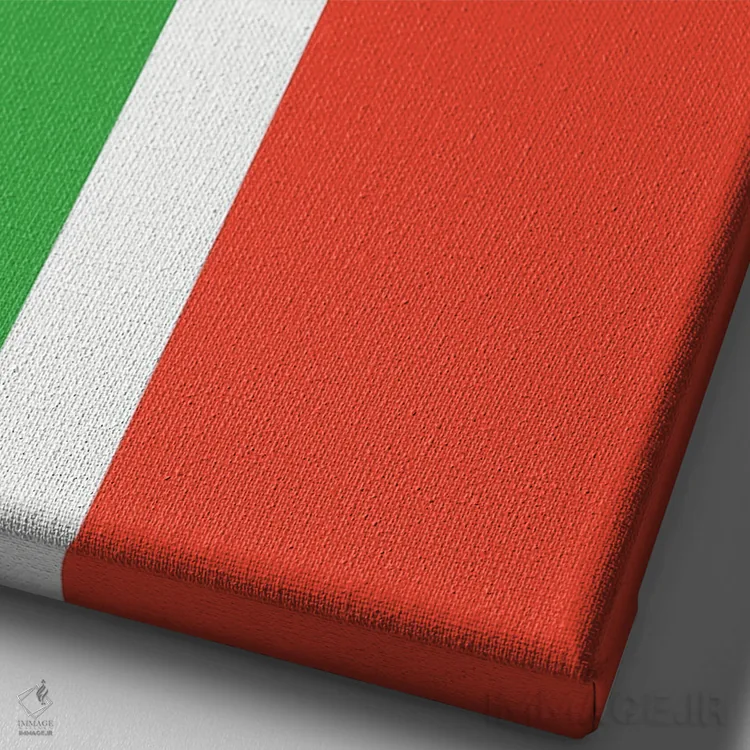 تابلو مینیمال باچو، ایتالیا ۱۹۹۴ اثر نیک بارکلی - نمای نزدیک بافت بوم