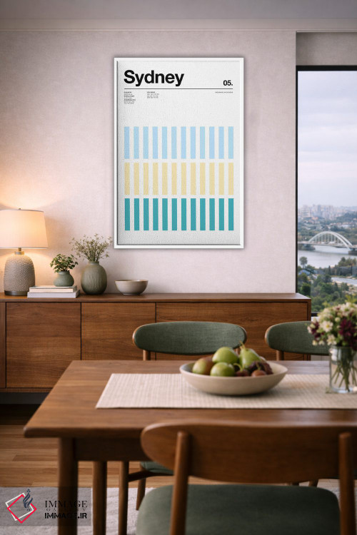 تابلو مینیمال سیدنی اثر نیک بارکلی - D6W