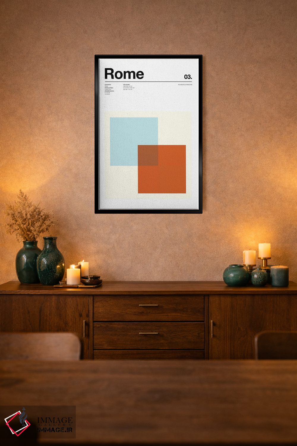 تابلو مینیمال رم اثر نیک بارکلی - D2B