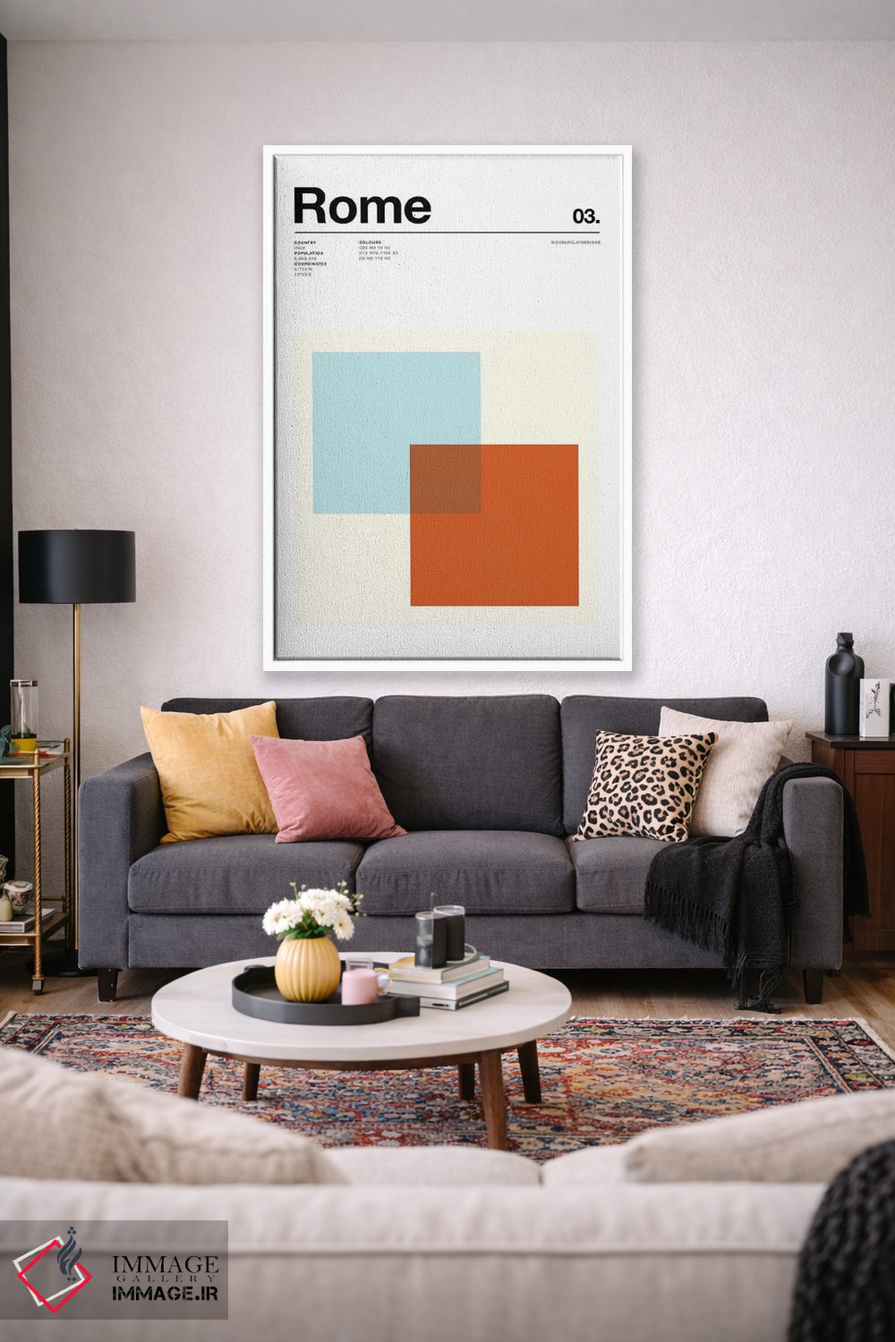 تابلو مینیمال رم اثر نیک بارکلی - D1W