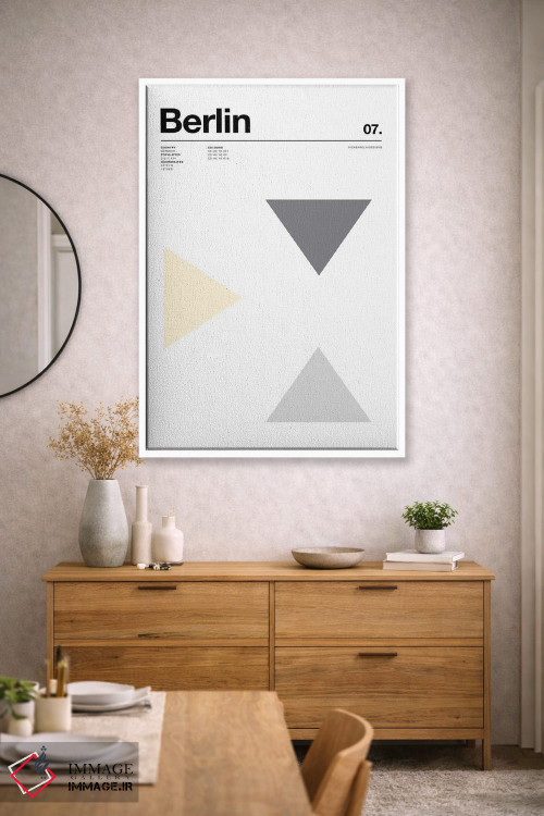 تابلو مینیمال برلین اثر نیک بارکلی - D1W