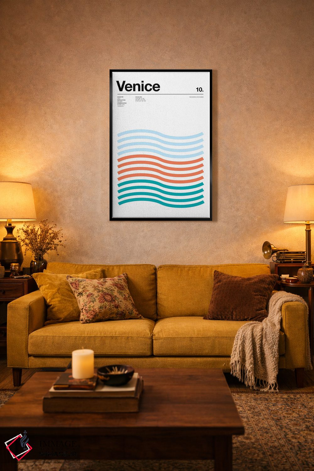 تابلو مینیمال ونیز اثر نیک بارکلی - D3B