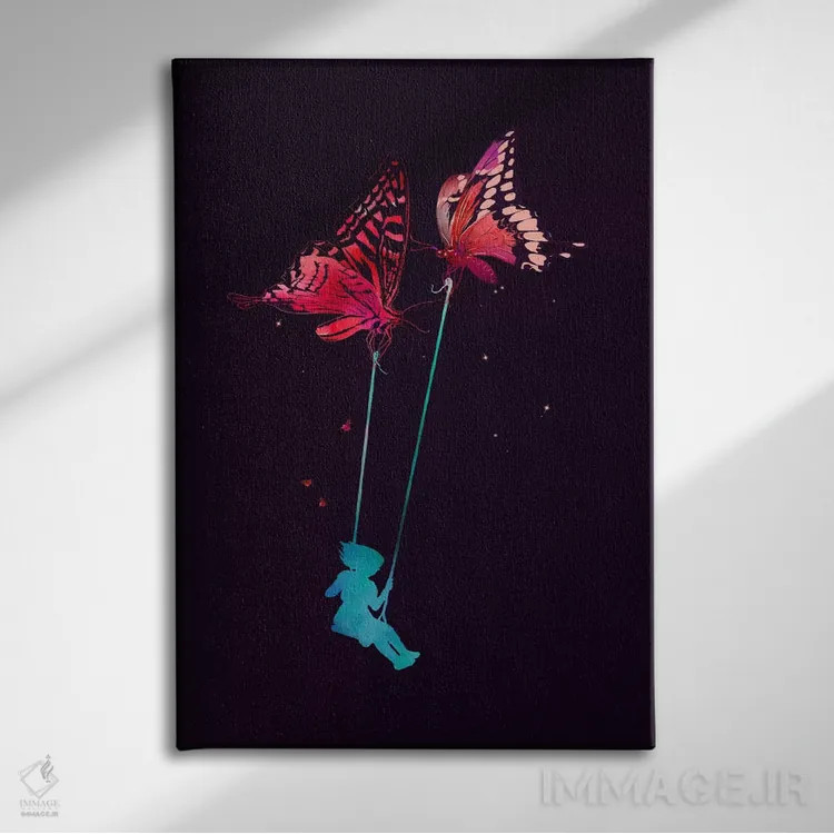 تابلو دکوراتیو رانندگی با هیجان اثر نایس بلید - نمای روبهرو روی دیوار