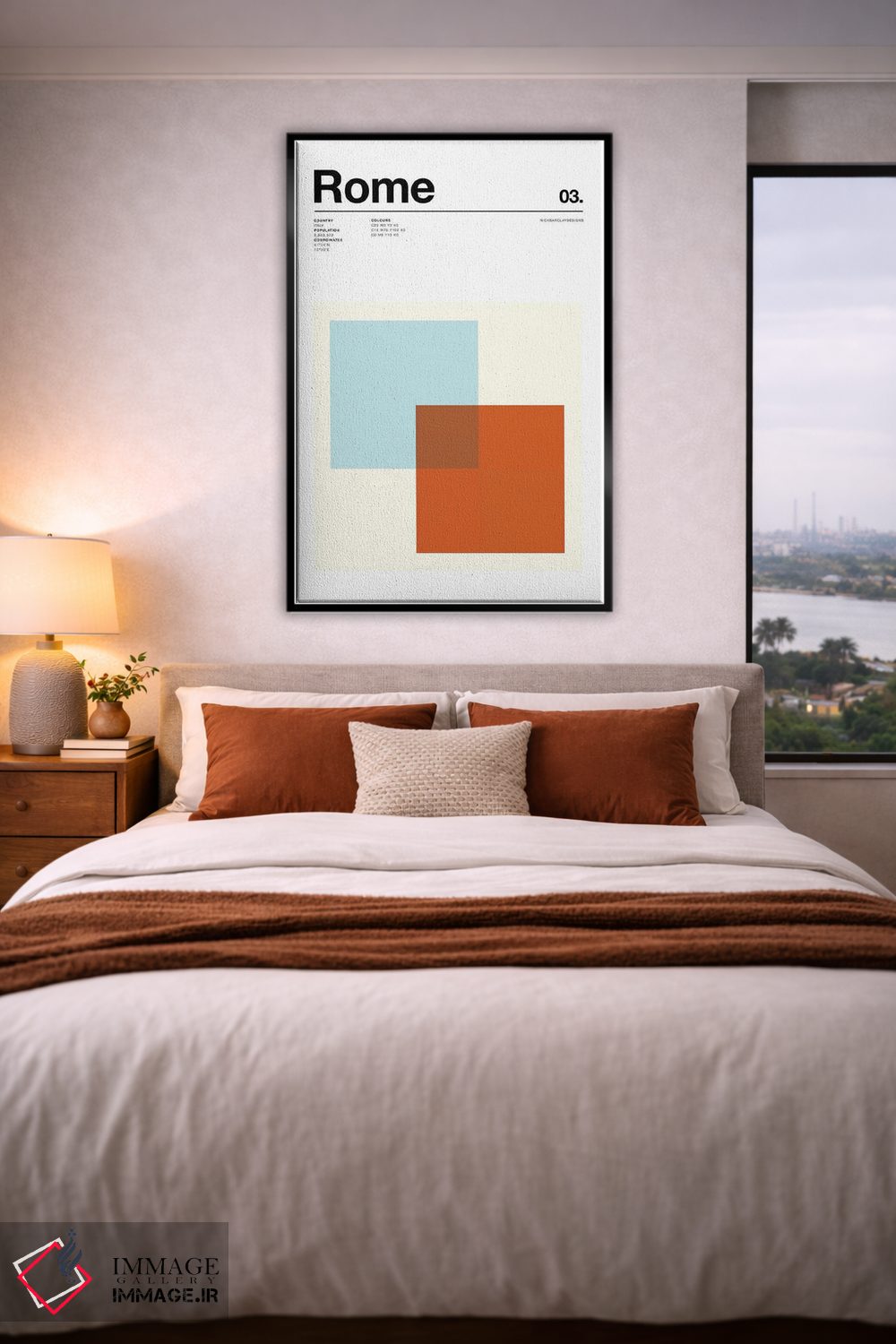 تابلو مینیمال رم اثر نیک بارکلی - D3B