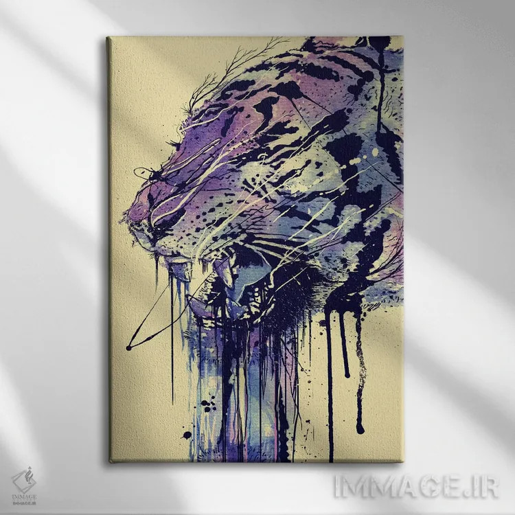 تابلو دکوراتیو بی باک اثر نایس بلید - نمای روبهرو روی دیوار