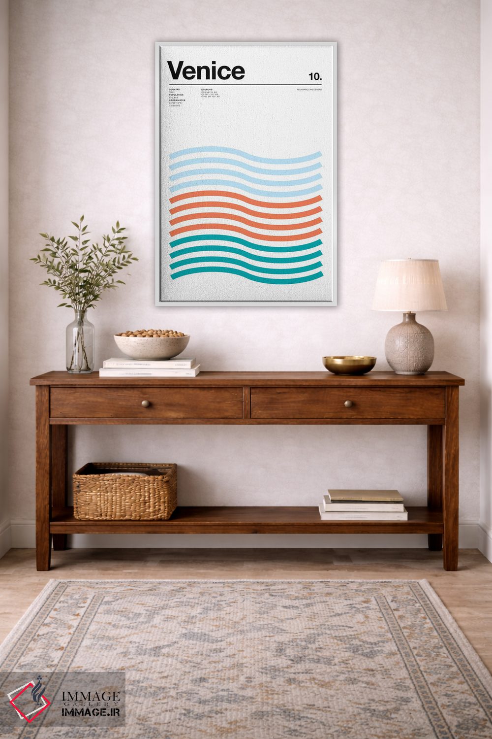 تابلو مینیمال ونیز اثر نیک بارکلی - D2W